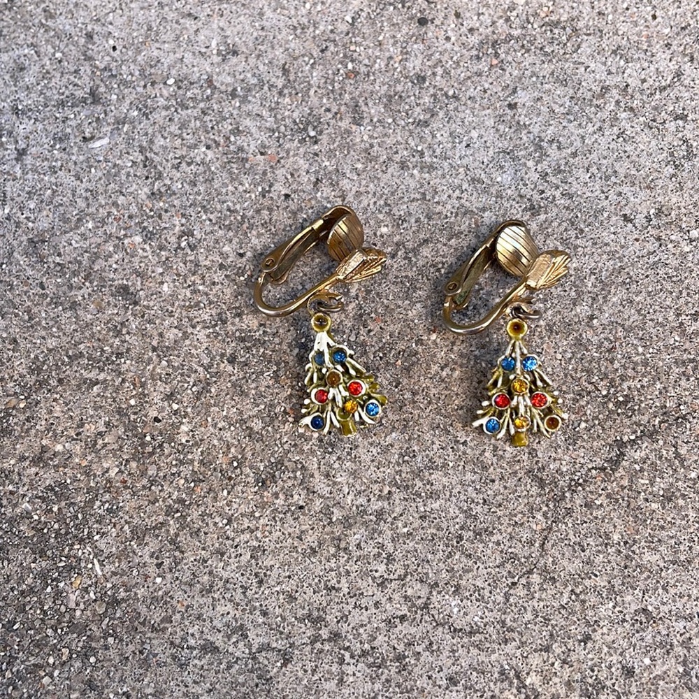 Vintage. Christmas Tree Chandelier Clip On